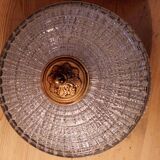 Pair of crystal ceiling lights