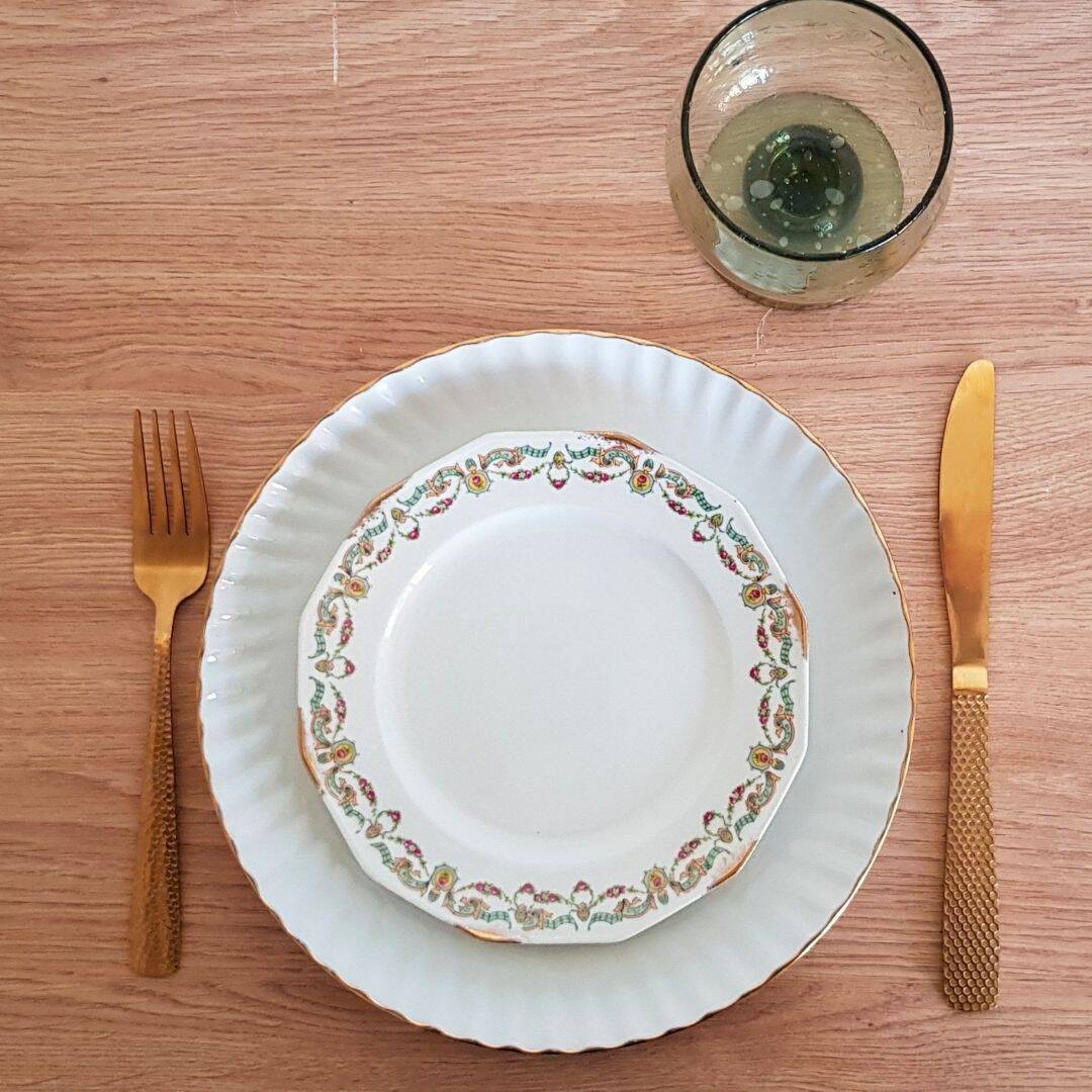 9 Limoge porcelain dessert plates