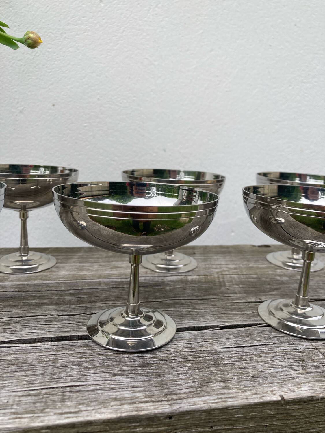 6 stainless steel bowls Rémy Letang 1970