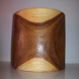 Cache pot en bois naturel