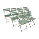 9 chaises de jardin pliables