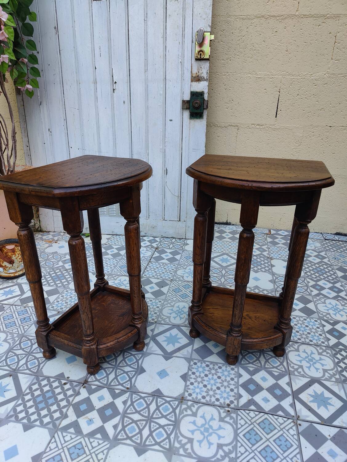 Pair of authentic saddles