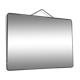 Vintage ivory barber mirror 1960 - 40 x 30 cm