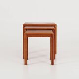Set of three teak tables, Danish design, 1970s, production: Denmark