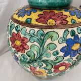 Polychrome floral vase Cerart Monaco