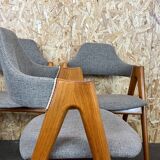 Set of 4 teak chairs by Kai Kristiansen for Sva Møbler Danish Design 60s 70s