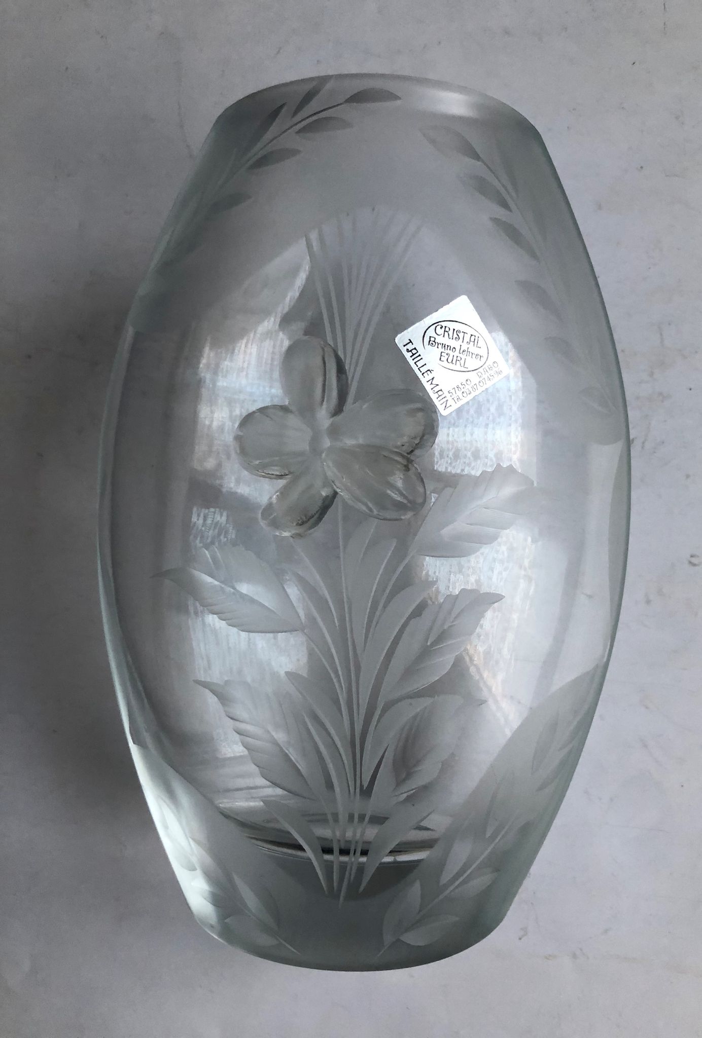 Vase en cristal