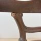 Chaise ancienne de style Louis Philippe en bois et cannage
