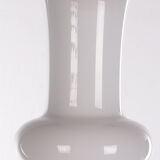 White mouth-blown opaline glass pendant by Michael Bang for Holmegaard, Denmark, 1980s