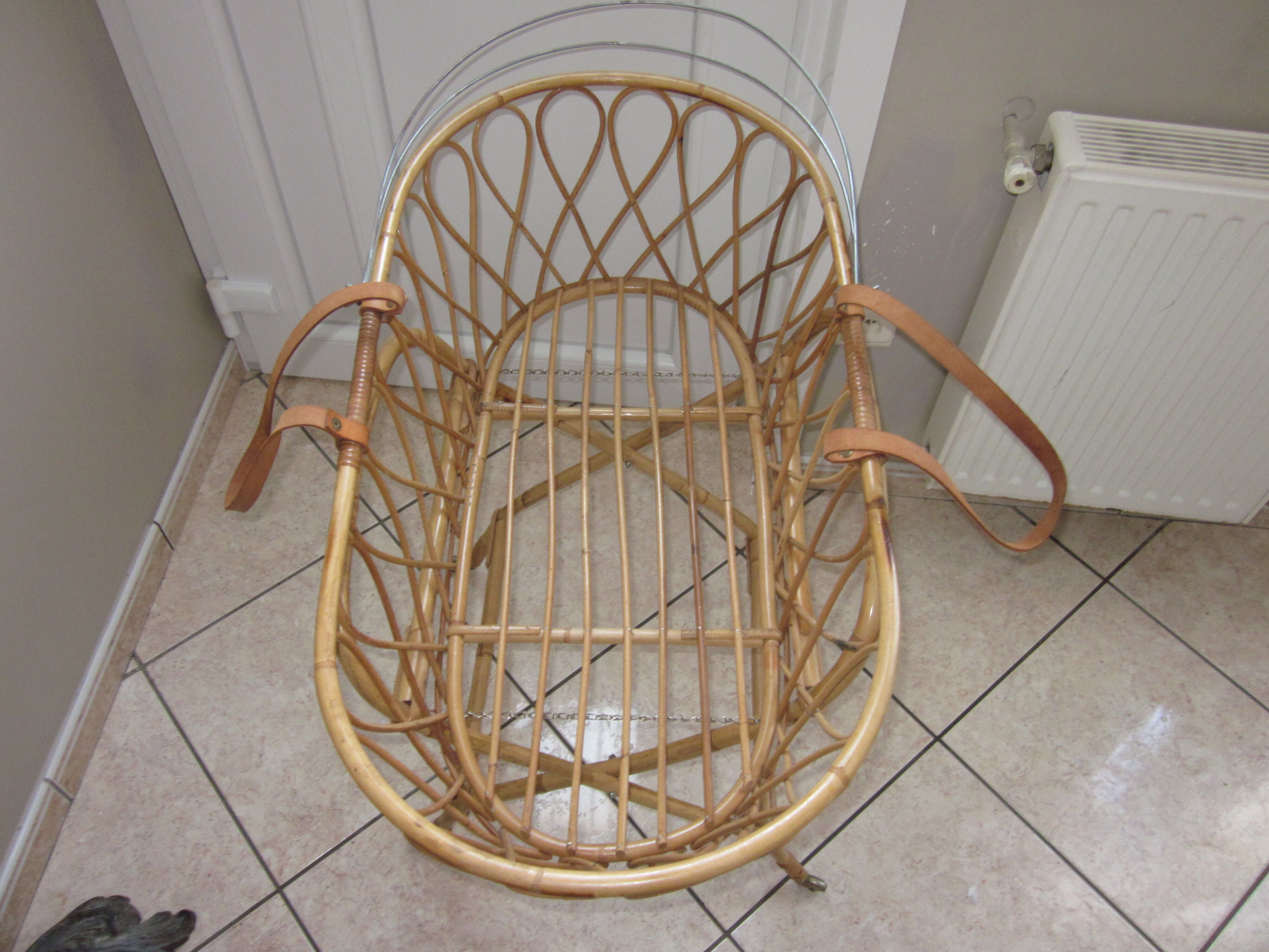Basket rattan of the 60s