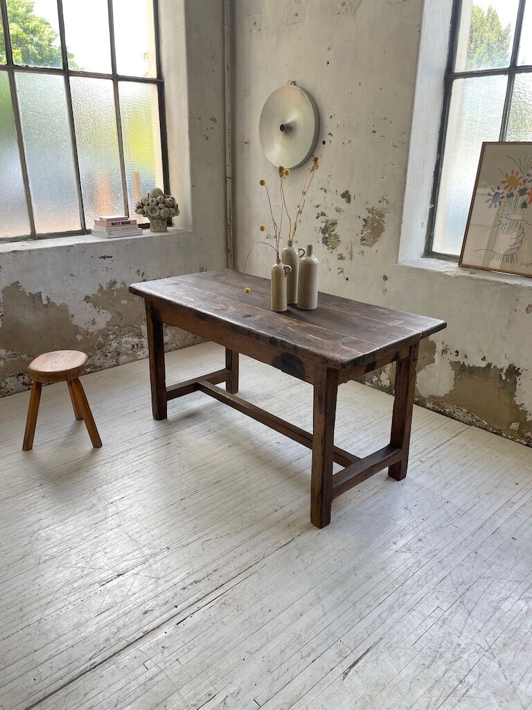 Work farm table established oak