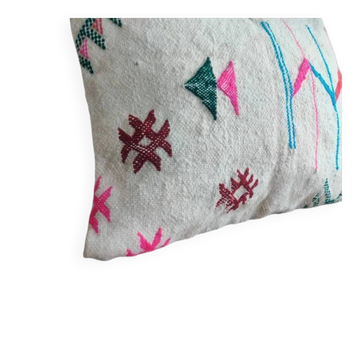 Colourful Berber kilim cushion
