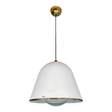 White Italian suspension lamp Kuala by Franco Bresciani for Guzzini Italy, 1970s.