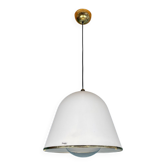 White Italian suspension lamp Kuala by Franco Bresciani for Guzzini Italy, 1970s.