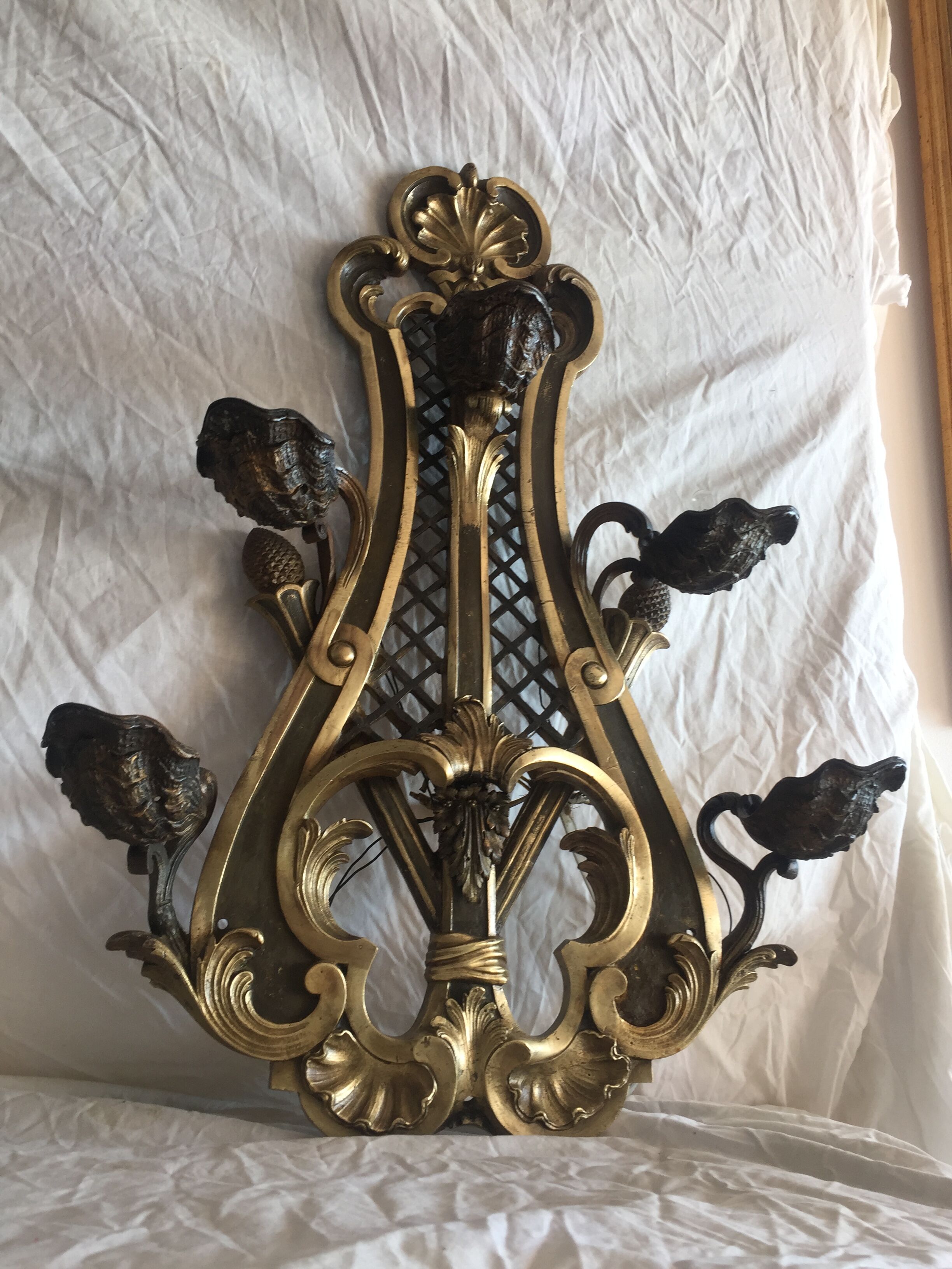 Pair regency sconces