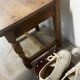 Solid oak chair for children
