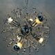 2x vintage Sputnik 'Dandelion' pendant lamp
