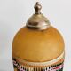 Gold table lamp with pendants
