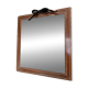 Antique mercury mirror in wood, late 19th century