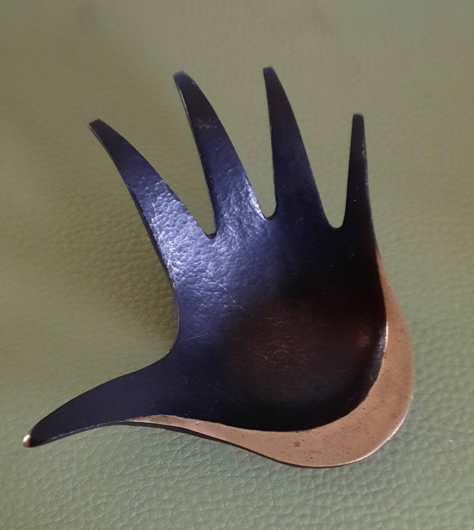 Vintage Ring Sizer • Walter Bosse • Herta Baller • Solid Brass Patinated Polished • 1950-1960