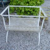 Mategot style painted metal 60s side table/sofa/magazines
