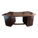 Large Curved Executive Desk in 1930s Style