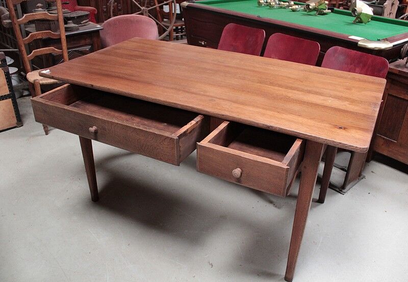 1900 oak farm table