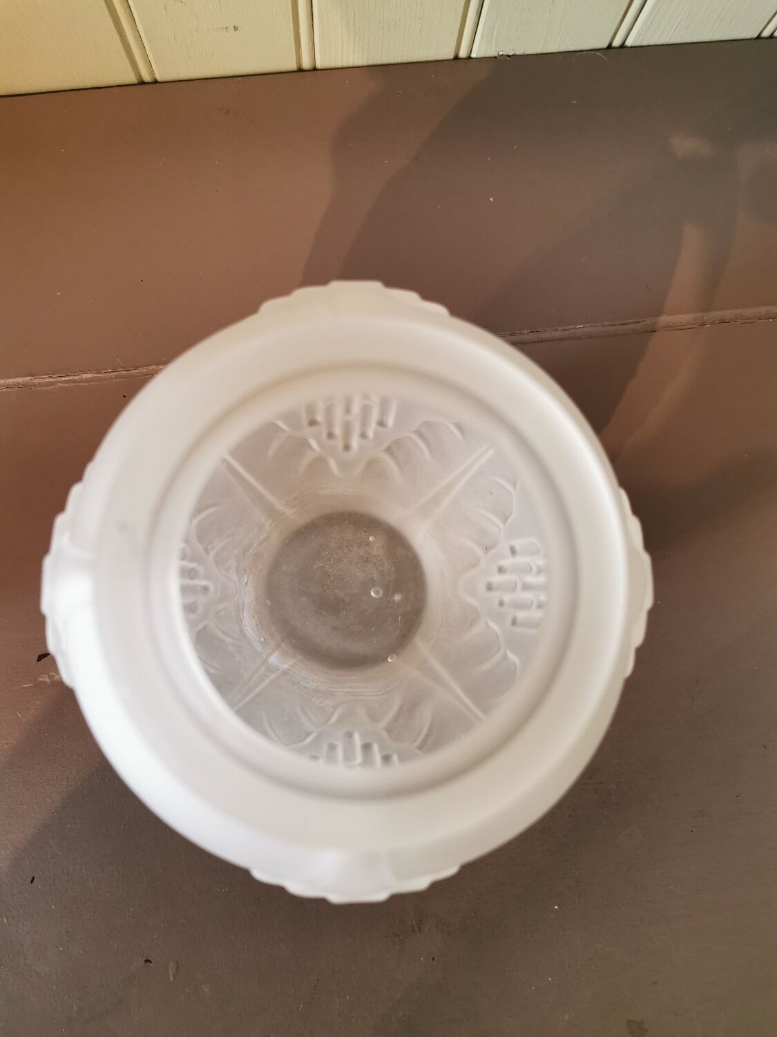 Art Deco vase glass paste