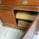 Elegant English mahogany secretary bookcase – Early 20th century
