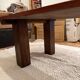 Table basse plateau porte indienne en bois teck