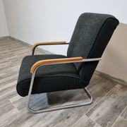 Fauteuil tubulaire par Anton Lorenz restauré