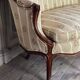 Louis XV style carved wooden basket bench, circa 1880