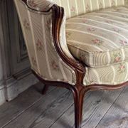 Louis XV style carved wooden basket bench, circa 1880