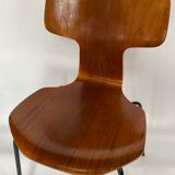 Set of four Danish hammer chairs by Arne Jacobsen for Fritz Hansen