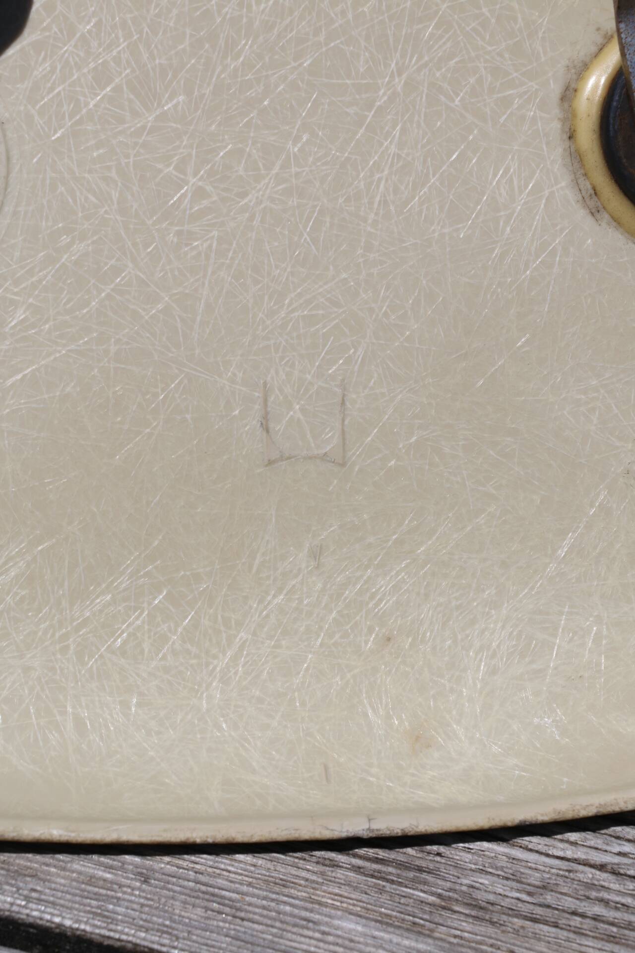 Eames cream shell chair Herman Miller