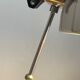 lampe d'architecte métal argenté