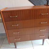 commode vintage en teck