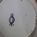 Creil & Montereau round dish 'Flora' model 31cm
