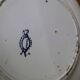 Creil & Montereau round dish 'Flora' model 31cm