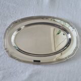 Christofle Galia presentation tray in double-coated silver-plated metal