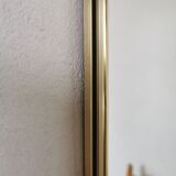 Gold edge mirror, vintage freeform 1970