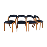 Set of 4 chairs Baumann model "gondola"