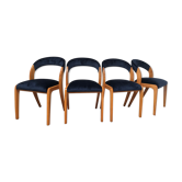 Set of 4 chairs Baumann model "gondola"