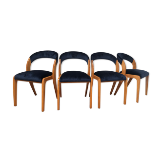 Ensemble de 4 chaises Baumann modèle « gondole »