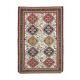 1970s Turkish Handwoven Wool Kilim Flatweave Rug 120x180