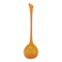 Scandinavian soliflore vase in yellow transparent glass