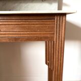 Old art deco wooden dressing table