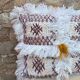 Berber kilim cushion cover: Moroccan wool cushion