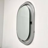 Bauhaus mirror in chrome-plated steel