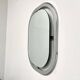 Bauhaus mirror in chrome-plated steel